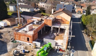 Construction de la pharmacie de Lugny