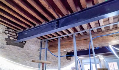 Renforcement plancher bois vers Tournus