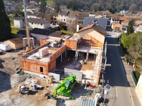 Construction de la pharmacie de Lugny