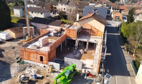Construction de la pharmacie de Lugny